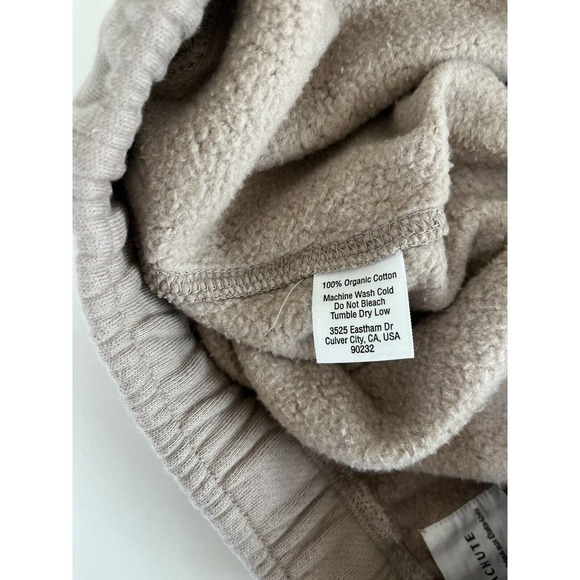 Parachute Home Womens Medium Organic Cotton USA Made Fawn Sweatpants Sustainable - Picture 4 of 4